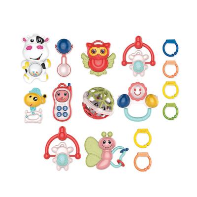 China Wholesale Durable Baby Newborn Toy Rattle Musical Bell Ring Hanging Shaking Toy for Kids for sale