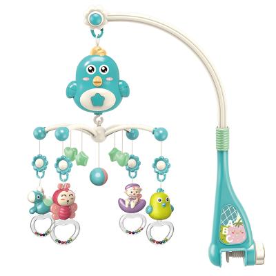 China Toy Wholesale Durable Mobile Newborn Crib Bell Music Musical Electric Rotating Toy for sale