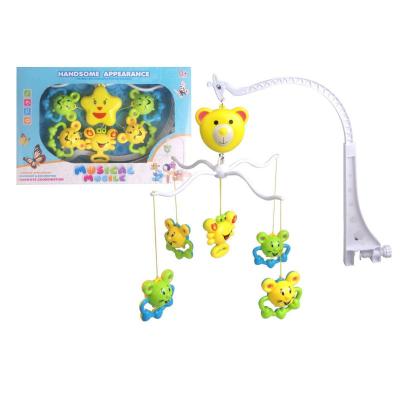 China Toy Good Quality Musical Plastic Roll Up Baby Crib Musical Bell for Newborn for sale