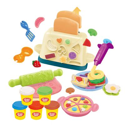 China Factory 3+ New Arcilla 5 Colors Diy Bread Machine Play Dough Toys Set Children for sale