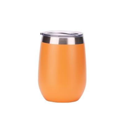 China Made in China Egg Shaped Cup Mugs 304 Stainless Steel Egg glitter Tumbler Vacuum Beer Coffee Wine Tumbler Mug for sale