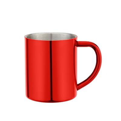 China Economical 220ML 300ML 350ML 450ML double wall hot sale stainless steel coffee mug for sale