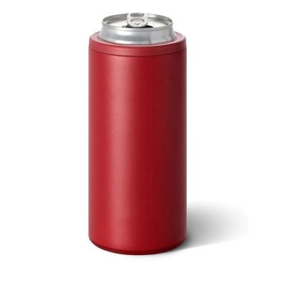 China 12oz Can Cooler Stainless Steel Insulated Slim Double Wall Can Cooler Holder for sale