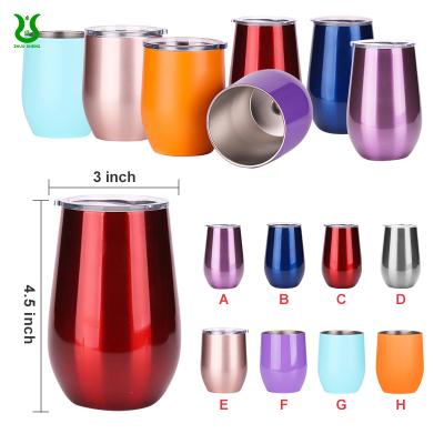 China Quality Assurance Stainless Steel Vacuum Insulated Sealed Tumbler Egg Shaped Water Bottle for sale