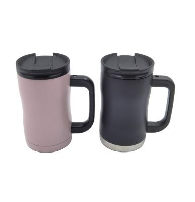 中国 450 Ml Double Walled Vacuum Insulated Stainless Steel With Custom Logo Beer Mug 販売のため