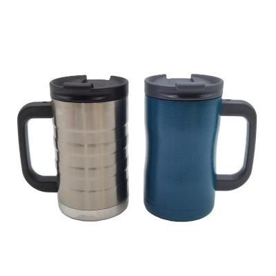 中国 Hot Sale 450ml Double Wall Beer Custom Printed Stainless Steel Mugs For Adult 販売のため