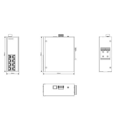 China N/A MD10GMT Series 10 Port Gigabit industrial DIN-rail Managed Ethernet Switch for sale