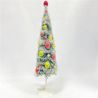 China 2021 New Coming Christmas Decorations Bottle Brush Tree And Hottest Needle Christmas Tree With Factory OEM Service Provided for sale