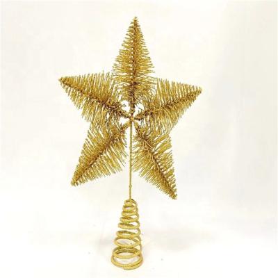 China 2021 New Coming Christmas Decorations Bottle Brush Tree And Star Hot Selling Christmas Tree With Factory OEM Service Provided for sale