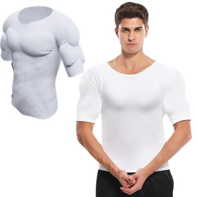 China New Type Men Shaper T-shirt Sweatshirt High Quality Dieting Seamless Tops QUICK DRY for sale