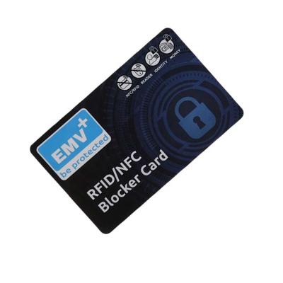 China Waterproof / Weatherproof CMRFID Multi-printing Available 13.56 Mhz Nfc Blocking Rfid Card Blocker Bank Card Jammer To Protect Debit And Credit Card for sale