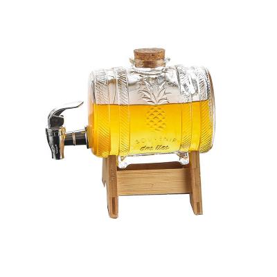 China Best viable 1L glass fruit drink juice dispenser wholesale prices for sale with free tap shipping to china for sale