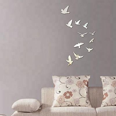 China Eco-Friendly Mirror Stickers Pour Tiles Ceramics Mosaic Wall Stickers Border Home Decor Stickers for sale