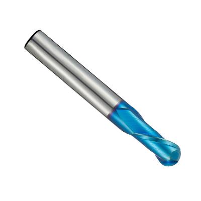 China Ball Nose/Round Cutter CNC Combined Milling Blue Cutter/Cemented Carbide High Performance Tungsten Cobalt Alloy High Hardness Coating Cutter for sale