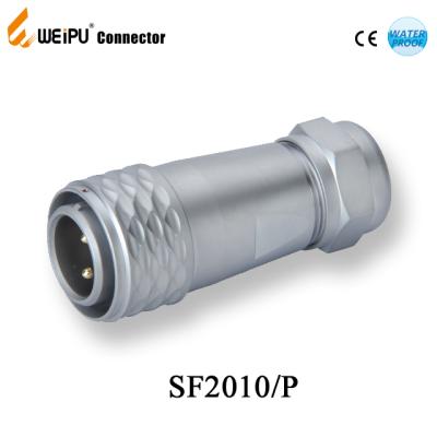 China IP67 Power Metal Connector Male SF2010 Weipu Industrial Push Pull Plug 12pin Electrical Cable Connector for sale