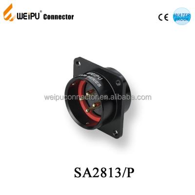 China IP67 Industrial Power Metal Connector SA2813 Weipu Series Push Pull Connector for sale