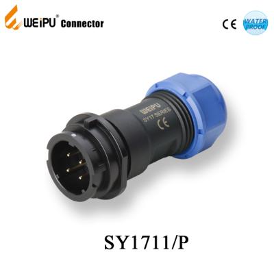 China Industrial Power Bayonet Connector Male SY1711 Weipu Plastic Connector ip67 for sale