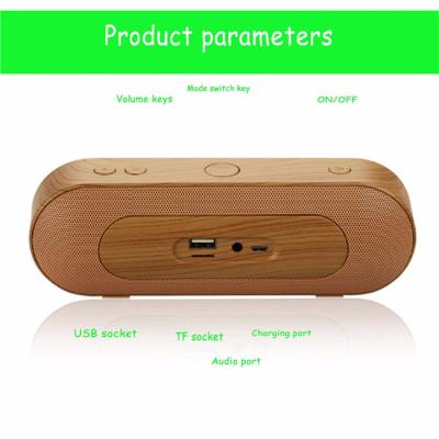 China XC-Z3 FM U Disk PORTABLE Portable TF Card Mini Blutooth Bamboo Wood Stereo Wireless Speaker for sale