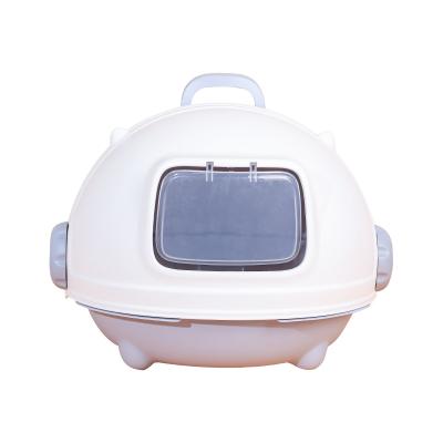 China Super Large New Sustainable Fully Enclosed Creative Cat's Litter Box for sale