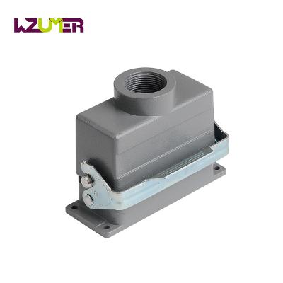 China Heavy Duty Power WZUMER 16A 400V 500V 16 Pin Top Entry Single Buckle Heavy Duty Connector 16 Core for sale