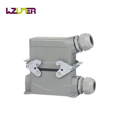 China Power WZUMER 80A 4 Pin Large Current Overloaded Male Double Loop Female Heavy Duty Connector for sale