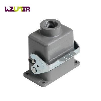 China WZUMER Power Single Loop IP65 18 Pins HEE Top Entry Heavy Duty Connector for sale