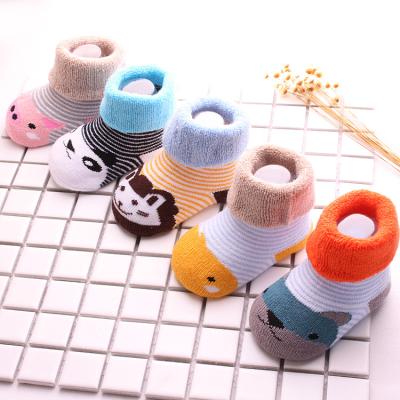 China Custom Winter Or Stocking Factory QUICK DRY Thicken Cute Newborn Baby Socks for sale