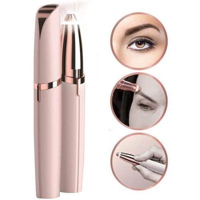 China Electric Shaver USB Women Eyebrow Trimmer Safe Hair Removal Epilator Mini Shaper Shaver Painless Razor Facial Hair Remover for sale