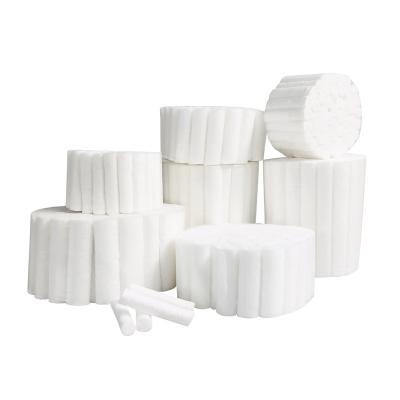 China Personal Care Factory Direct Disposable White Dental Cotton Rolls, High Quality Sterile Suction Dental Cotton Rolls for sale