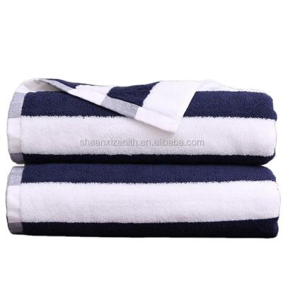 China Viable Wholesale Black White Striped Microfiber Beach Towels Digital Printing Stripe Quick Dry Custom Towels Quick Dry for sale