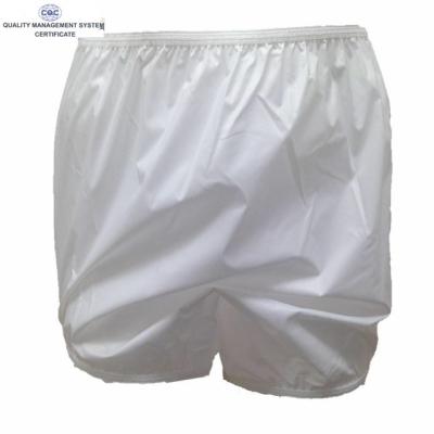 China WHOLESALE INCONTINENCE BABY DIAPER COVER VINYL PLASTIC ADULT PANTS waterproof for sale