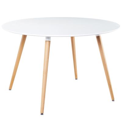 China Small Modern White Round Dining Table Eco - Friendly for sale