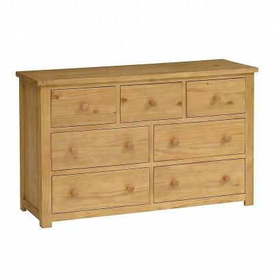 China Rustic Large Oak 9 Drawer Chest Of Drawer Durable Solid Wood UK for sale