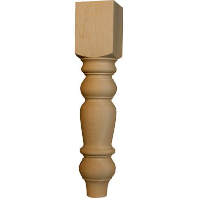 China Modern Oak Wood Replacement Support Table Leg for sale