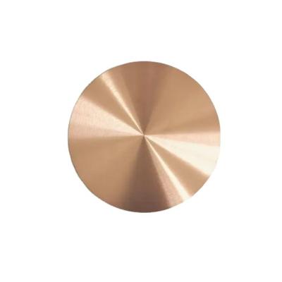 China Custom Planar Rotary Single Design High Purity Sputtering Target Copper Sputtering Target for sale