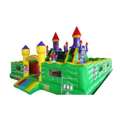 China exterior & Hot Sale Customization Indoor Inflatable Bouncer Inflatable Obstacle Bouncer Bouncy Castle Inflatable Playground Bouncer Obstacle Park For Plaza for sale