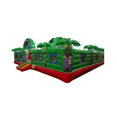 China exterior & Indoor Inflatable Bouncer Obstacle House Bounce Playground Inflatable Obstacle Course Amusement Park for sale