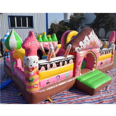 China exterior & PVC Inflatable Jumper Maker PVC Inflatable Park Combination Inflatable Maker Indoor Playground Factory for sale