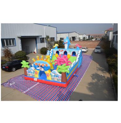 China exterior & Wholesale World Indoor Playground Cheap Price Castle Sea Jumper Inflatable Bouncer Playground for sale