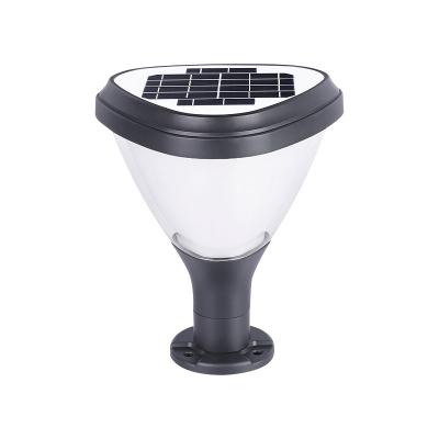 China Wholesale Modern Outdoor Waterproof Solar Pillar Gate Pillar Lamp Garden Light Fixtures 2022 Outdoor Column Light For Garden Fence Wall for sale