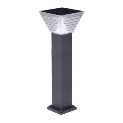 China Modern Outdoor Lighting Fixtures Bollard Yard Aluminum Outdoor Park 10w 15w Led Solar Lawn Light for sale