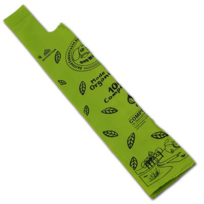 China Sustainable 100% Biodegradable Compostable Cornstarch Dog Pet Waste Poop Bag for sale