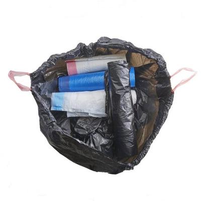 China Eco-friendly Portable Eco-friendly Degradeable 100% Drawstring Trash 100% Cheap Plastic Garbage Bag Garbage Bags for sale