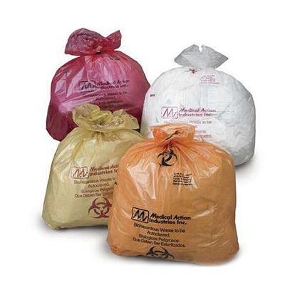 China Disposable Garbage Bag Biohazard Biohazard Waste Grabage Plastic Medical Waste Disposable Bag for sale