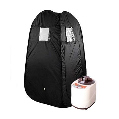 China Black One Folding Portable Sauna Computer Control Panel Steam Sauna Bag Cheap Sale for sale