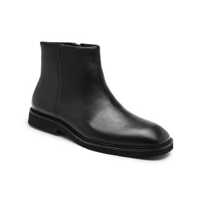 China Fashion Trend Hot Selling Comfortable Business Men's Chelsebooties Genuine Leather Classic Casual Shoes for sale