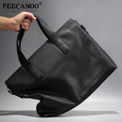 China Other Korean casual leather bags, business handbags, briefcases, cowhide bags, men's brief bags, fashionable men's bags, wholesale for sale