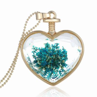 China Herbarium Fashion Glass Originality Casual/Sporty Personalized Pendant Necklace For Women for sale