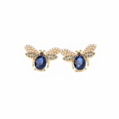 China Wholesale Fashion Romantic Bee Jewelry Stud Earrings For Women for sale