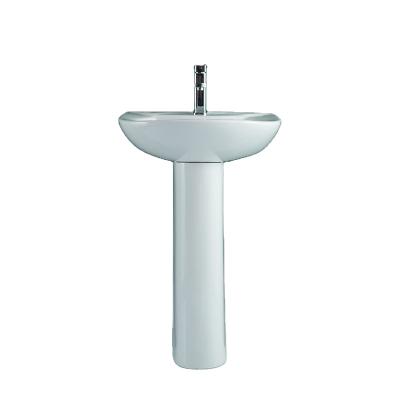 China WDSI Modern Sanitary Sink Prices Bathroom Ware Hand Sink With Pedestal Wash Basins for sale